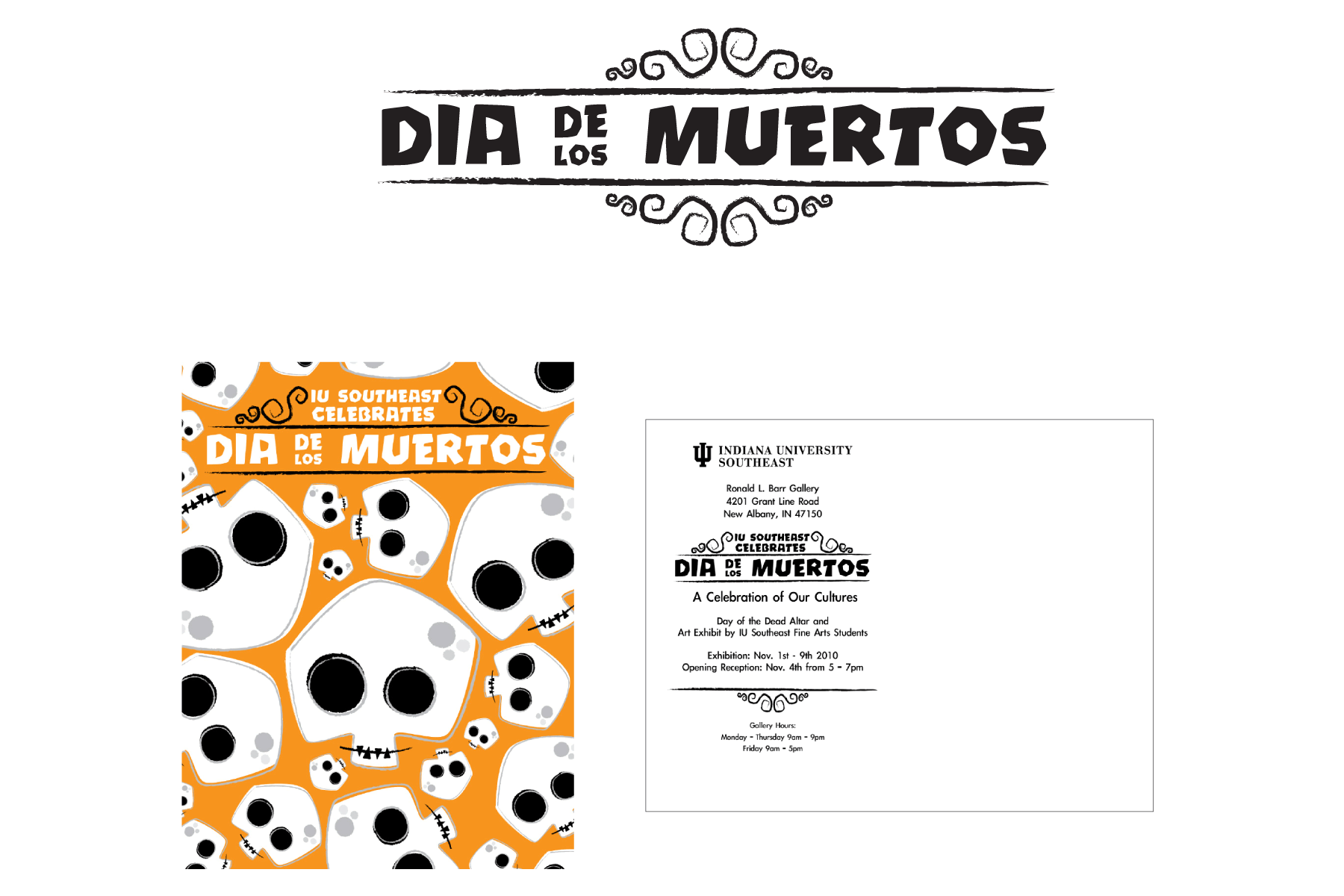 2010 - Dia De Los Muertos - Postcard